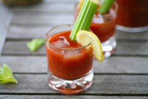 A Teetotal, booze free bloody mary